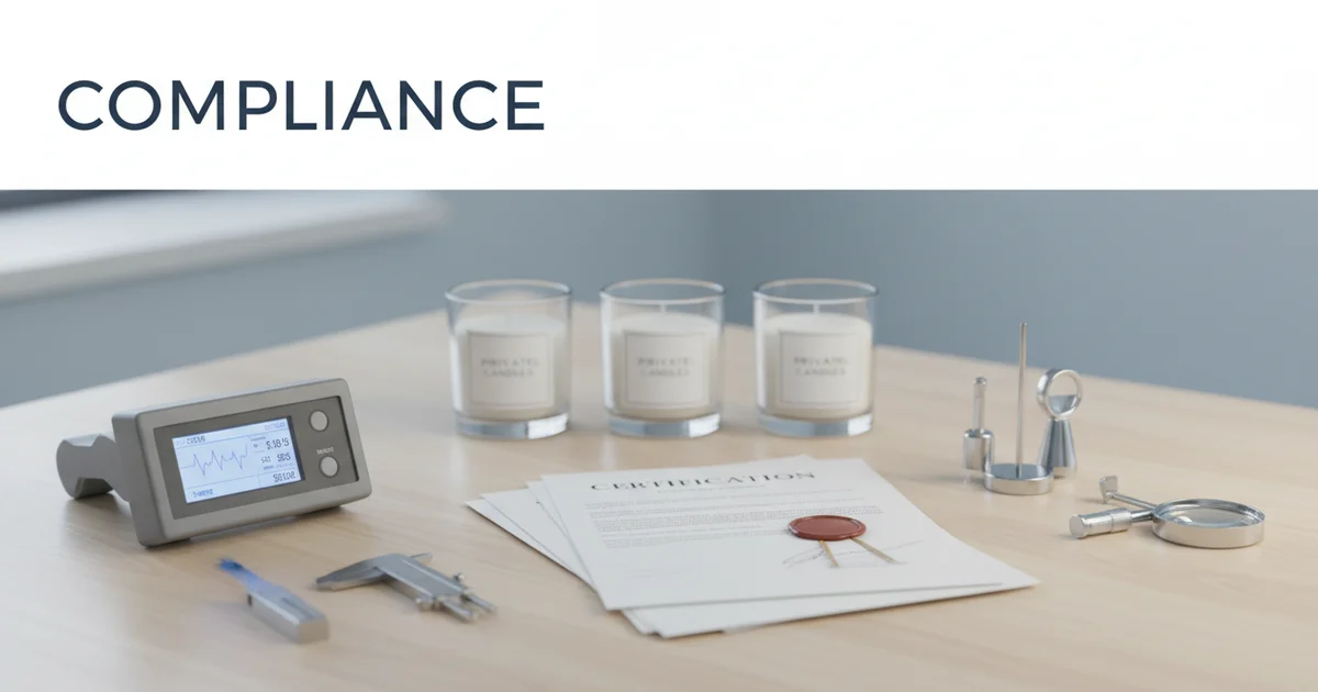 Private Label Candles: The 2026 Compliance-First Production Framework