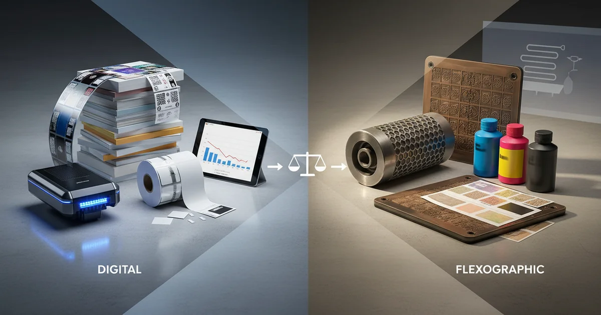 Digital vs Flexographic Label Printing Cost Comparison: A 2026 Implementation Guide
