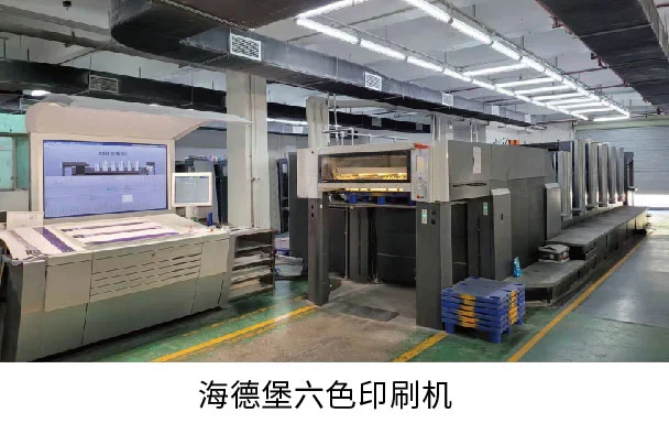 Heidelberg 6-color offset printing press — enterprise-grade production equipment