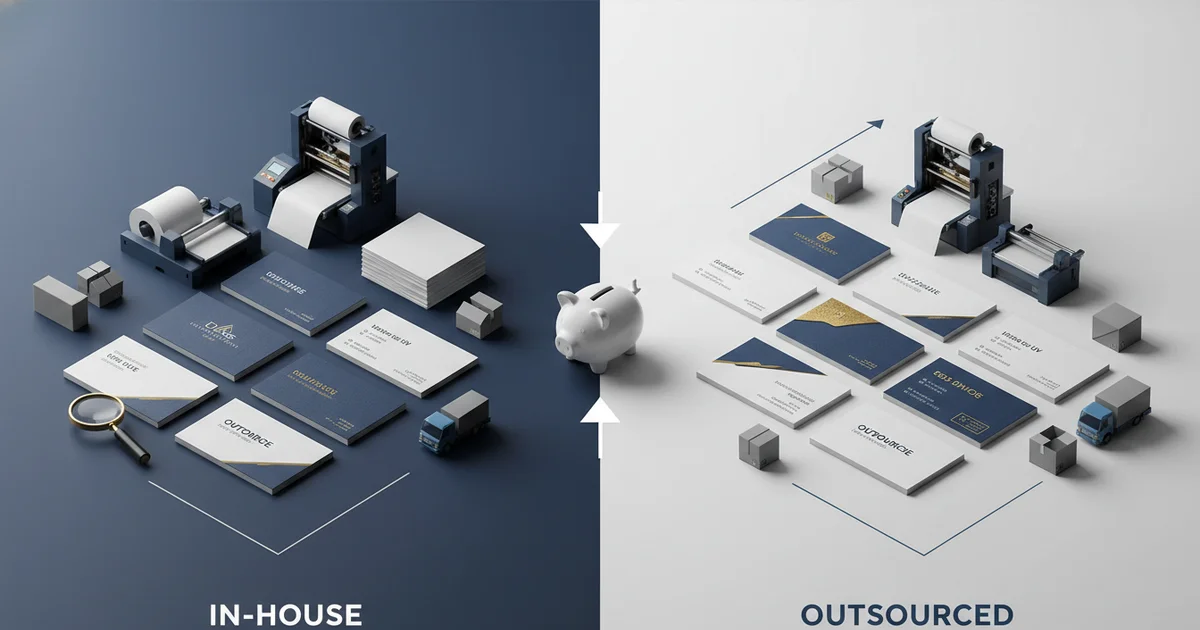 Print Business Cards Printer Strategy 2026: In-House vs. Outsourced Cost Analysis