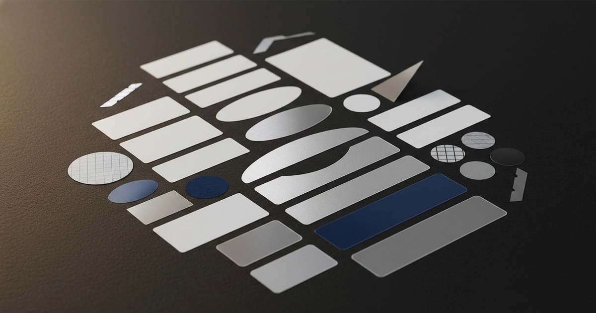 cassette labels stickers — Cassette labels stickers with PET film and 3M 777 adhesive reduce failure rates