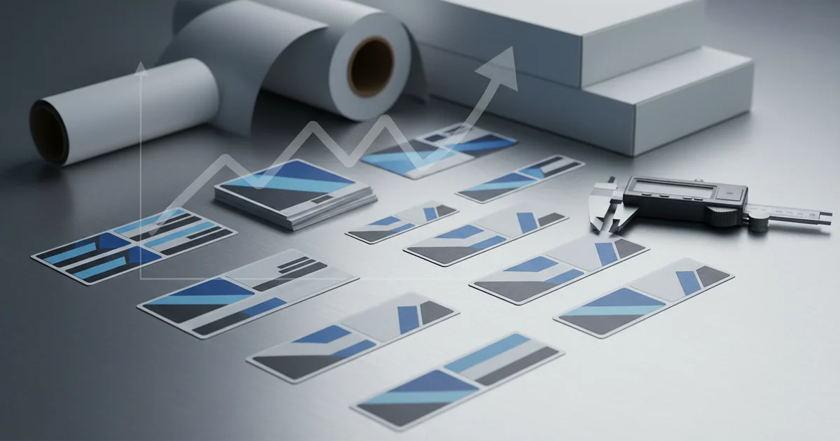 Checklist: pre printed magnetic labels — Pre printed magnetic labels require 0