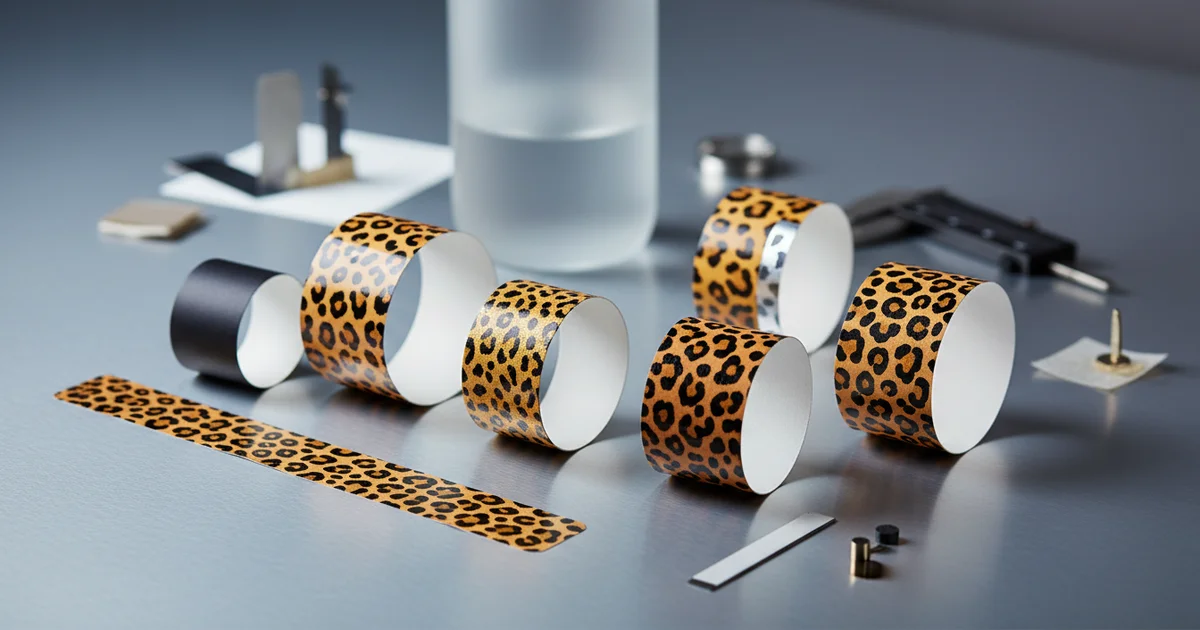 Guide: cheetah print water bottle labels — Cheetah print water bottle labels boost brand recall 40%