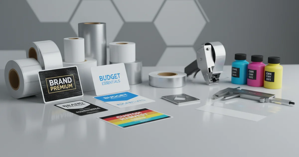 Comparison: print custom labels — Print custom labels strategically: digital under 5,000 units, flexographic over