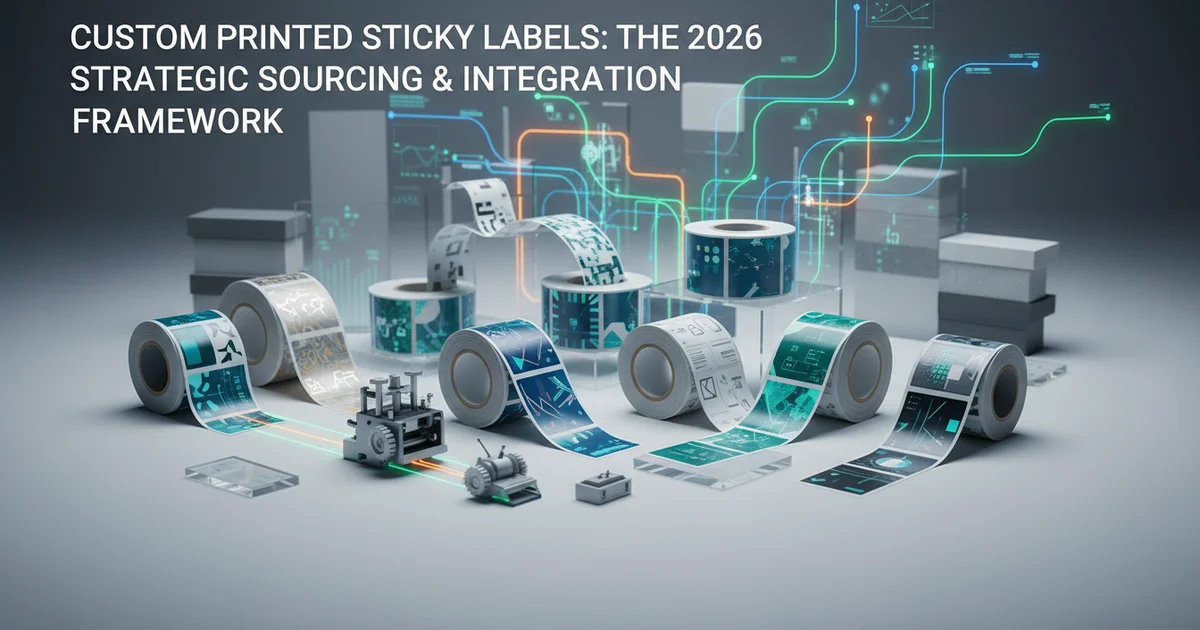 Guide: custom printed sticky labels — Consolidate custom printed sticky labels, shrink sleeves, and barcodes into one