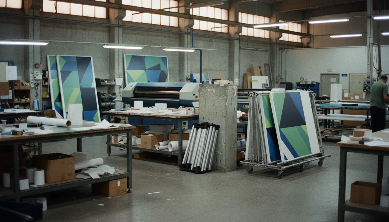 Large format printed trade show displays, banners, and retail signage