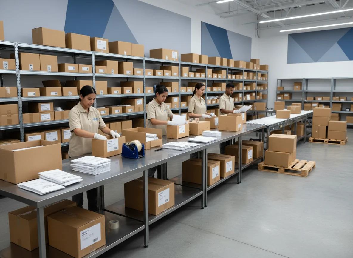 Agency white-label fulfillment with blind shipping
