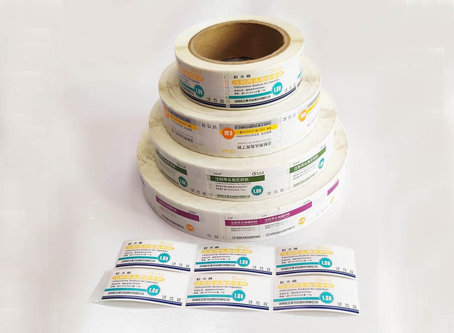 White-label production label rolls for private-label programs