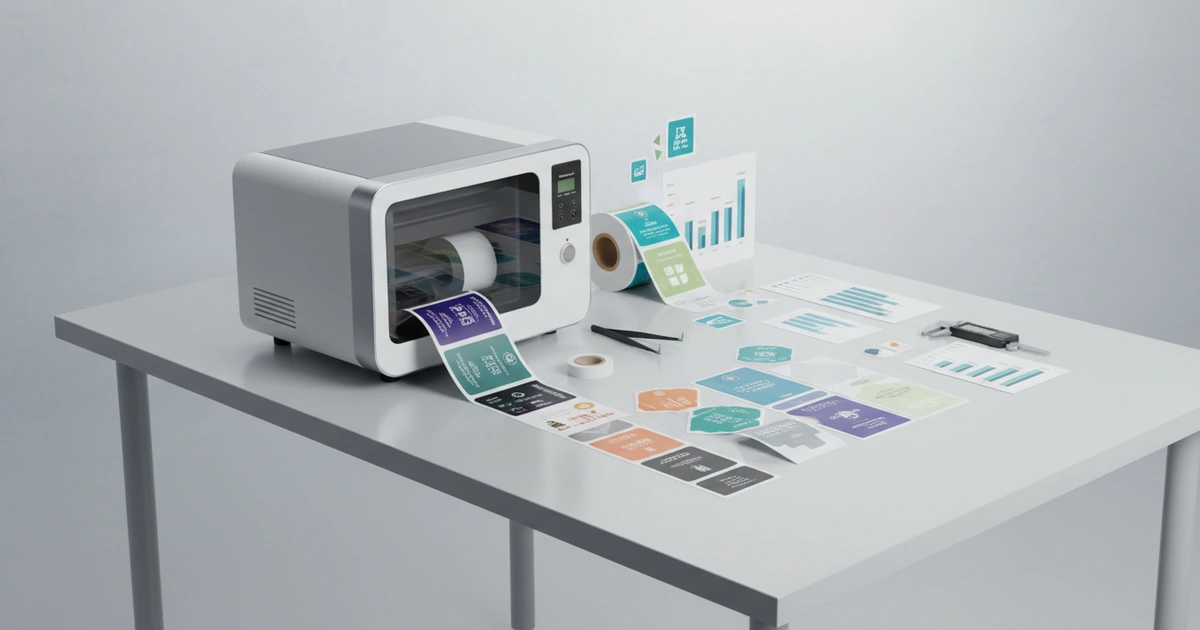 full color label printer — Full color label printer guide for 2026: 5,000-unit breakeven, 15-25% material w