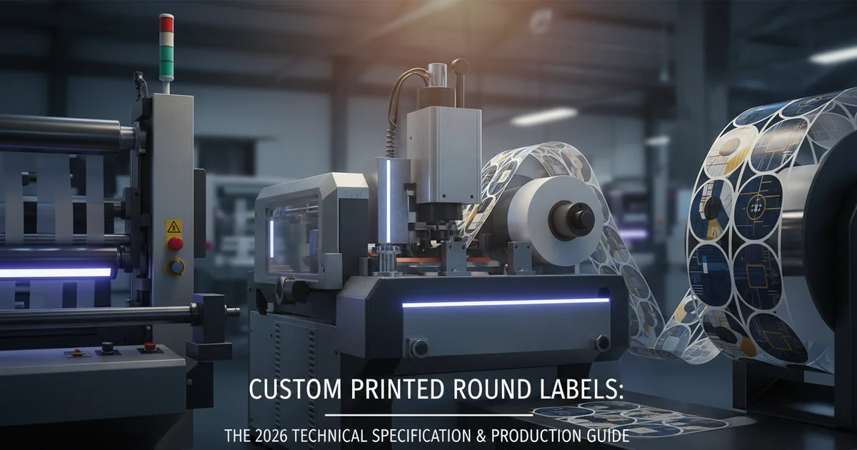 Tutorial: custom printed round labels — Custom printed round labels: Offset printing on 80-micron BOPP costs $0