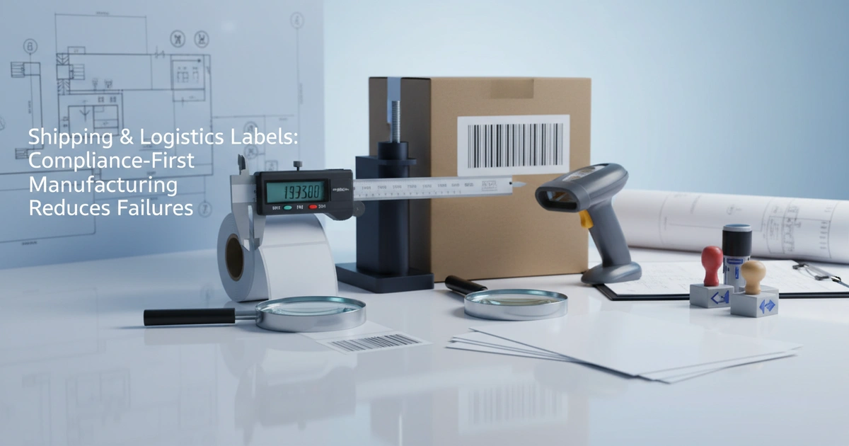 Shipping & Logistics Labels — Shipping & logistics labels fail 40% due to material mismatches